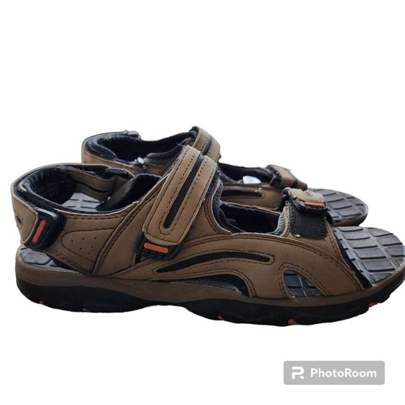Ozark Trail Sandals Brown Size 11 Hobbs VI Hook And Loop Closure EUC - Picture 1 of 11